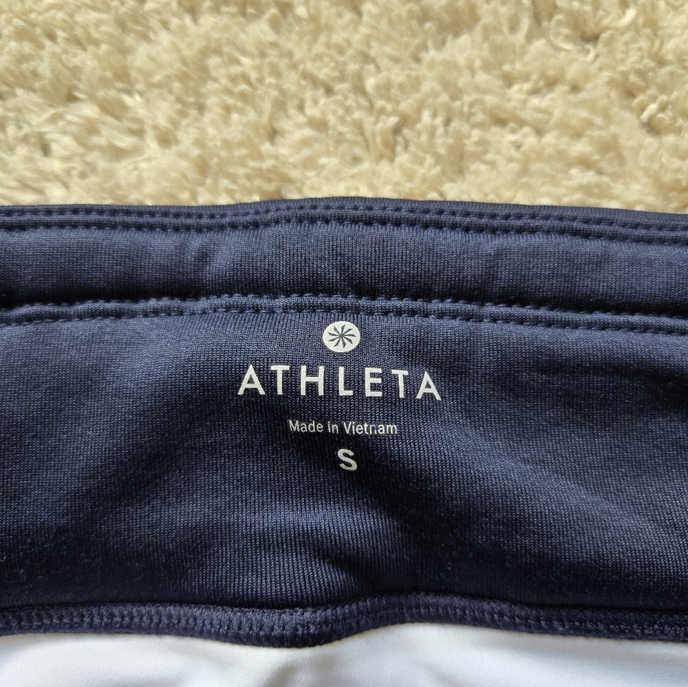 Athleta colorburts power lift tight fleece thermal leggings womens S - Picture 2 of 12